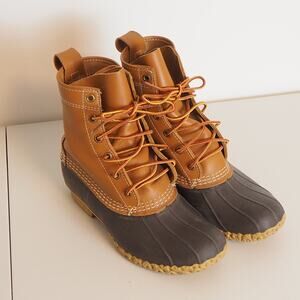 L.L. Bean Women's Bean Waterproof Rubber Boots 8" Size 7 Item # TA212880